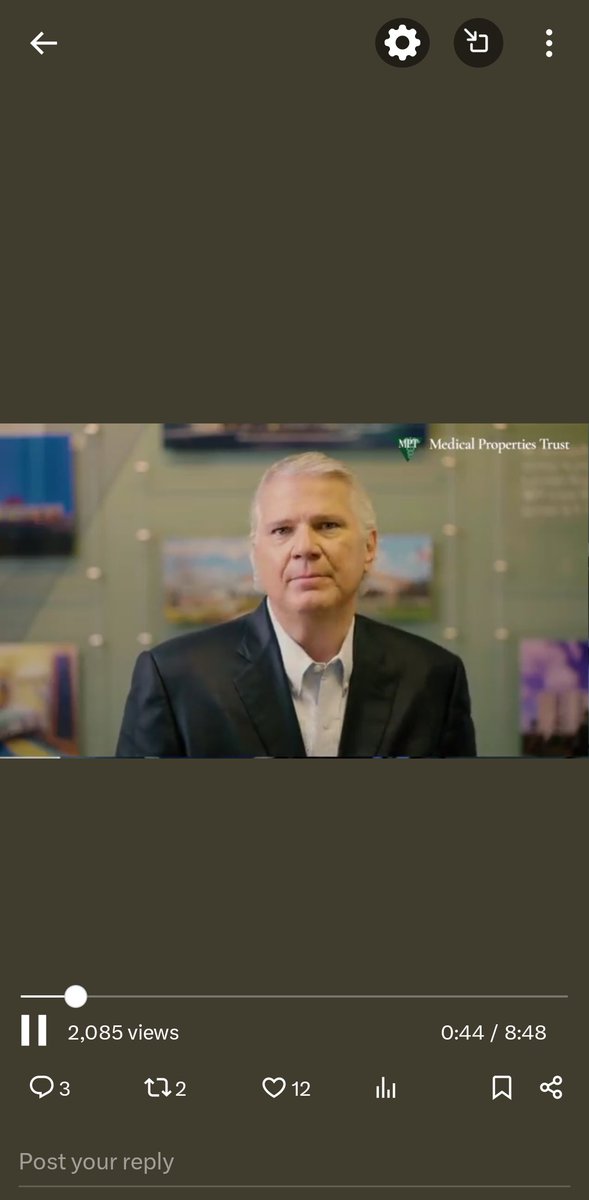 AIMhonesty's tweet photo. @NotMPW @ParrotCapital Which part is no longer relevant? Timing says a lot. Are you saying Daddy's (Ballsag) gratitude while driving $MPW into the cliff isn't needed? It was deleted for a legal reasons. MPW will know what's coming! See image below -Amazingly I know what this is! Do you? Yes #ItsFraud. https://t.co/wqQ3Ybrd6L