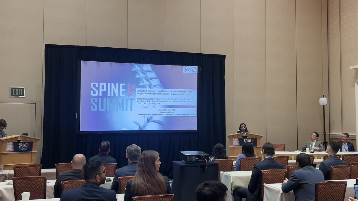 Thank you to the @spinesection conference committee for the opportunity to present our work. It was indeed a great conference! 
#bannerspine
