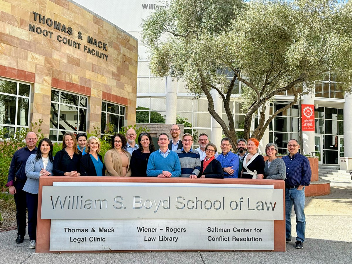Leah Chan Grinvald (@lcgrinvald) on Twitter photo We're proud to host the Trademark Scholars Roundtable 2024 (it's 15th year anniversary!) at <a href="/BoydLawUNLV/">William S. Boyd School of Law at UNLV</a>. #trademarklaw #iplaw #academia We're proud to host the Trademark Scholars Roundtable 2024 (it's 15th year anniversary!) at <a href="/BoydLawUNLV/">William S. Boyd School of Law at UNLV</a>. #trademarklaw #iplaw #academia
