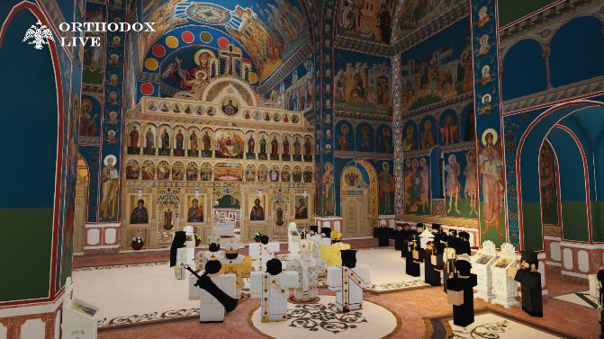 RobloxOrthodoxy's tweet image. LIVE: Consecration of Father Archimandrite Bartolomeu as the new Vicar Bishop of the Romanian Orthodox Metropolis of Roblox and Pan-Orthodox Liturgy
Watch now: youtube.com/live/22pe8wbNZ…