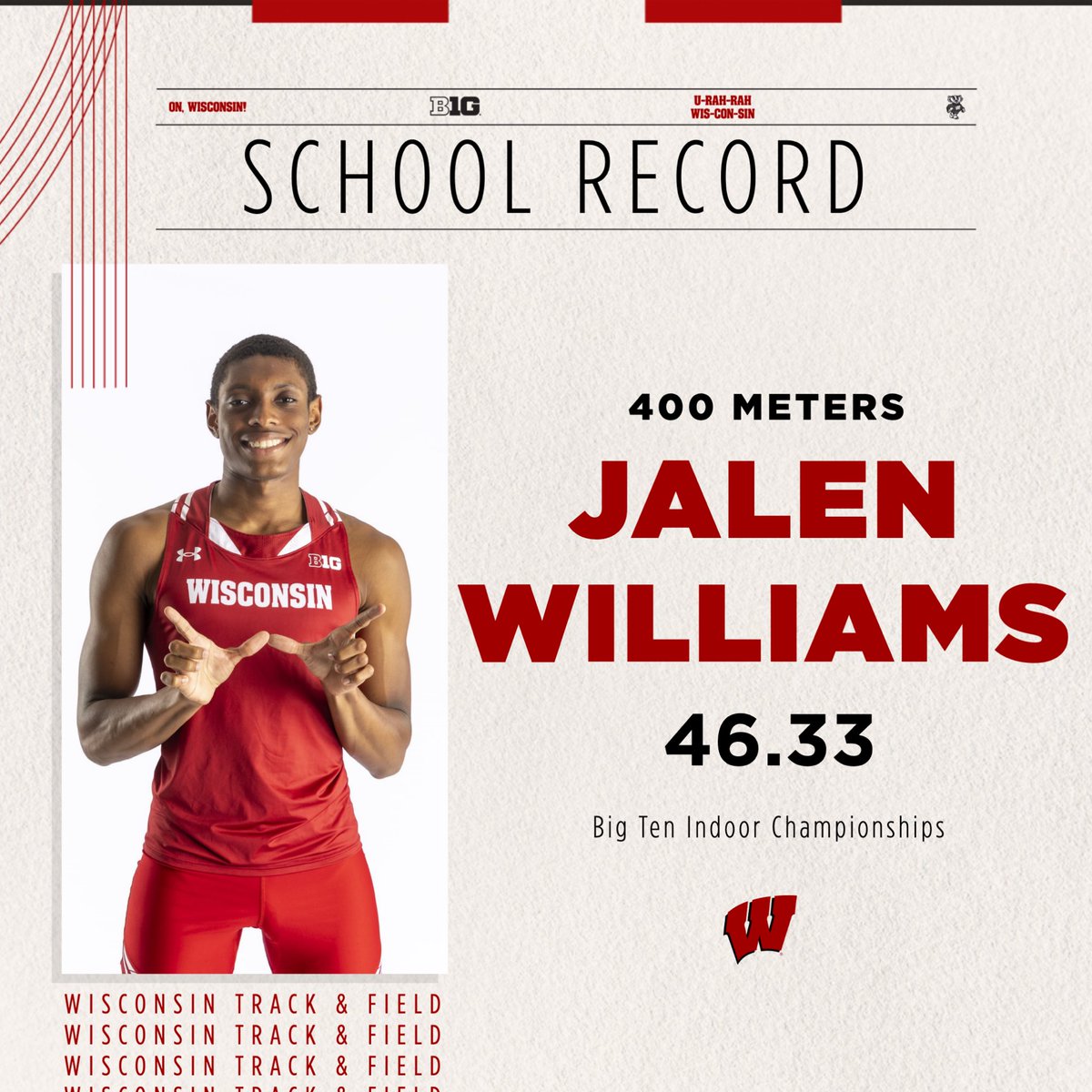 Wisconsin Track & Field and Cross Country tweet media