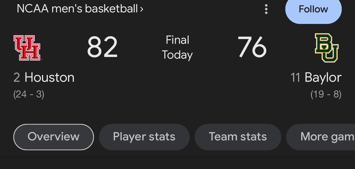 I wonder why bayLor fought so hard to keep UH out of the Big 12…… 🤔