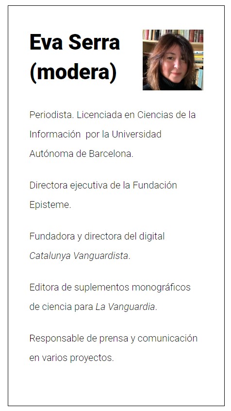 IreneMurciaBurg's tweet photo. 👆 #IIIOCREpistemeMadrid cuenta con #EvaSerra, periodista y directora ejecutiva d @FEpisteme, q surge en 2020 al amparo del patronato d dos organizaciones únicamente d docentes: el sindicato Professors d Secundària, @sindicat, y la Asociación d Catedráticos d Catalunya, #ACESC https://t.co/QbH3F6slCX