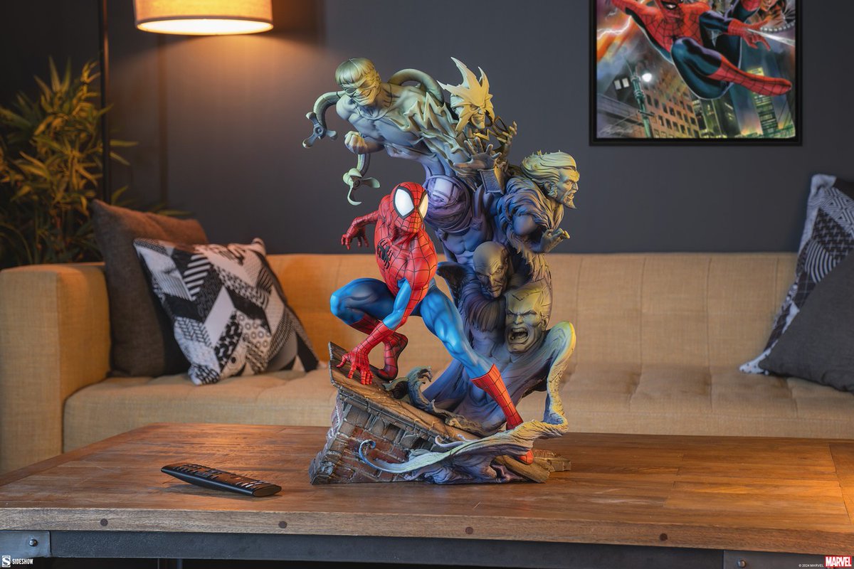 lacovachamx's tweet photo. Algo siniestro se acerca!

Si te sobran 14mil pesos, Sideshow presenta la figura Spider-Man Premium Format, con el Araña y los Seis Siniestros.

Estará disponible entre septiembre y diciembre de 2024, ¿la agregarías a tu colección?

#objetodeldeseo https://t.co/OiZ1QyxUfb