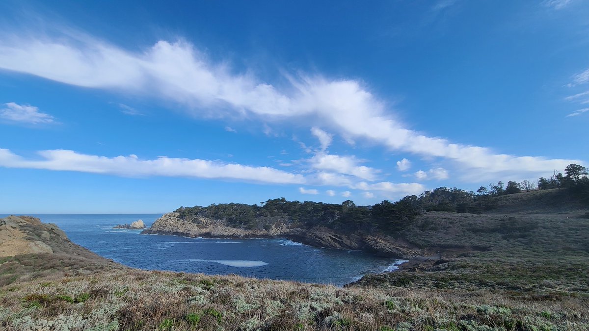 cyn_palmer's tweet photo. Fun cloud morning on this spectacular February day. #CAwx #GetOutAndEnjoy #GoForAWalk https://t.co/yDEEzbsgmm