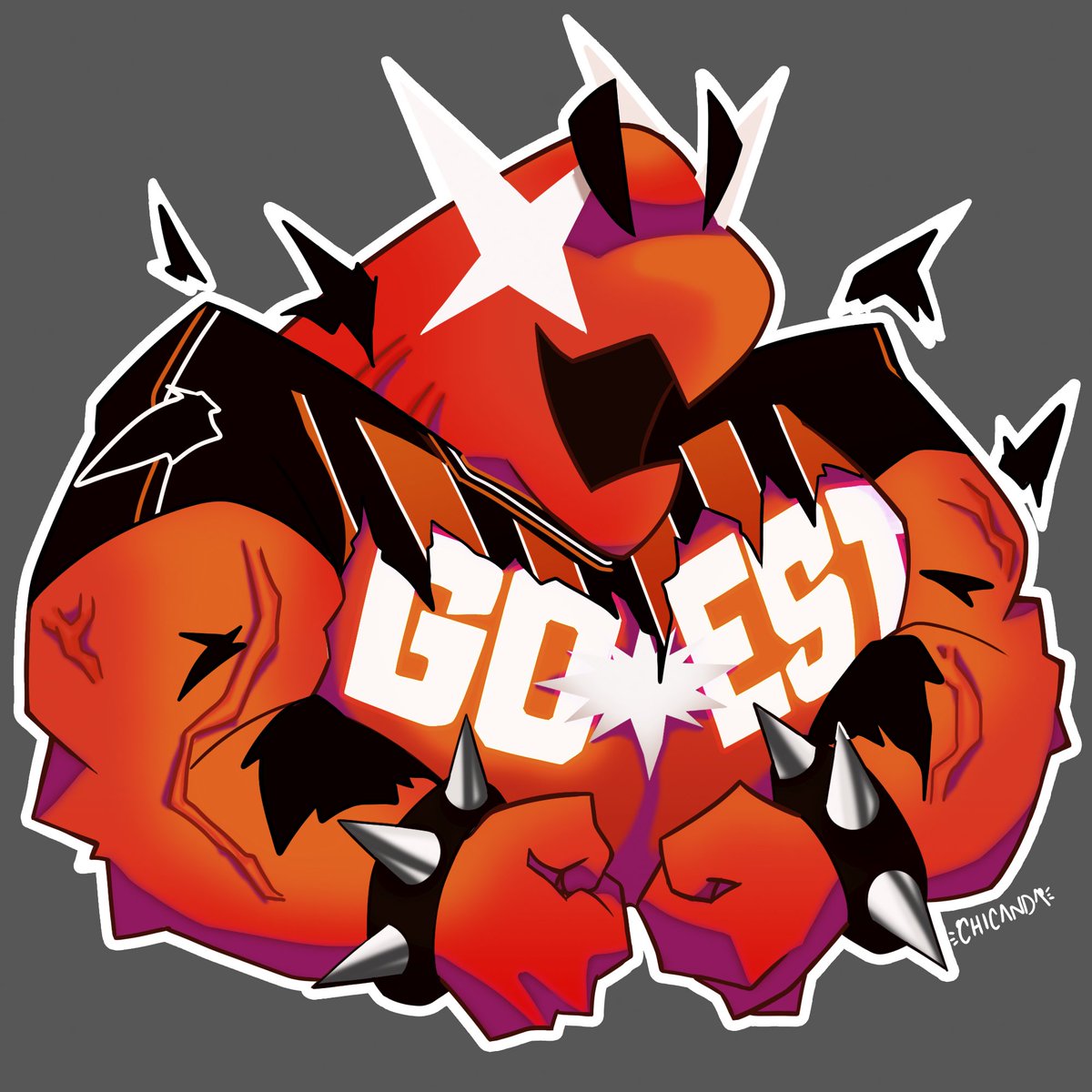 ChicandaS's tweet photo. No ganamos en la dinámica del sticker 🥲 pero creo que quedó bonito como para no mostrarlo.  Regalito para todos los fans de @EstralEsports !! Un mamadísimo Ing. Aguilar!!
Si lo quieren sin fondo me dicen porque Twitter se lo pone!! 

#leagueoflegends #lla #riotlatam #StickerLLA https://t.co/ZWJcaLUOBo