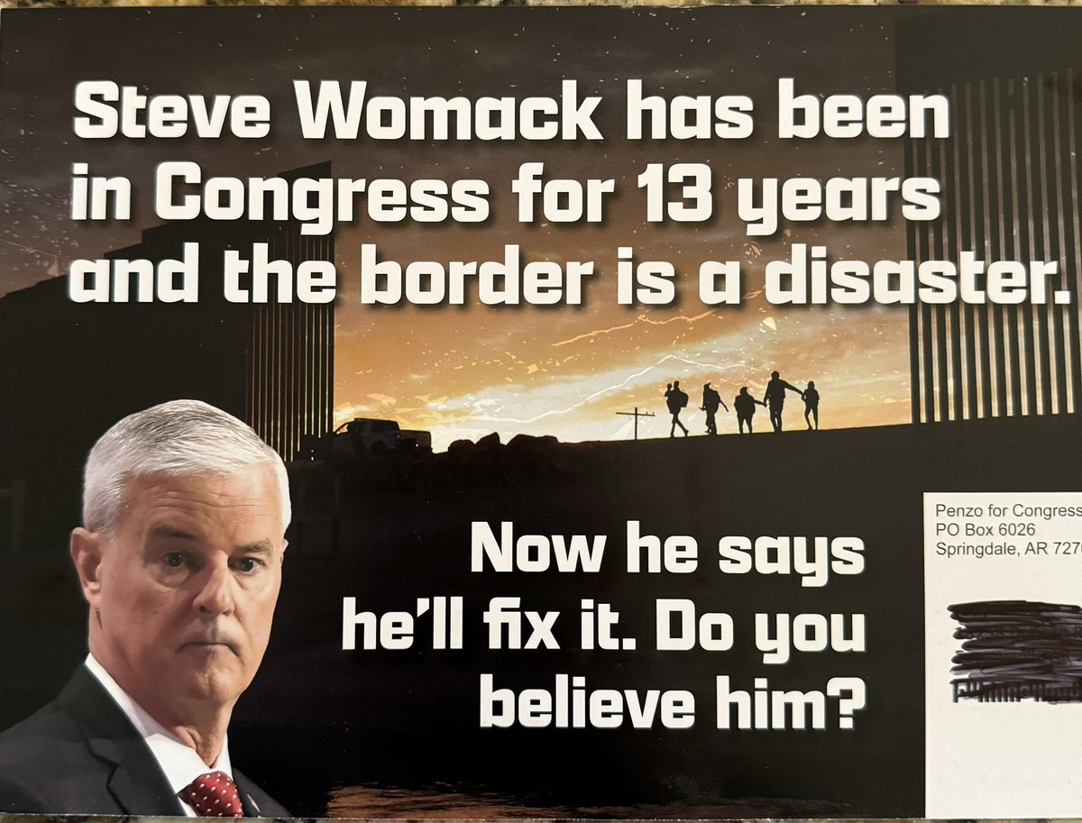 jodyhinar's tweet photo. Nope! Vote @ClintPenzo for Congress. Now - March 5! 🇺🇸
#ArkansasFirst #AmericaFirst #PenzoForThePeople #PenzoIsTheTrueConservative https://t.co/M2Cz4qYYWj