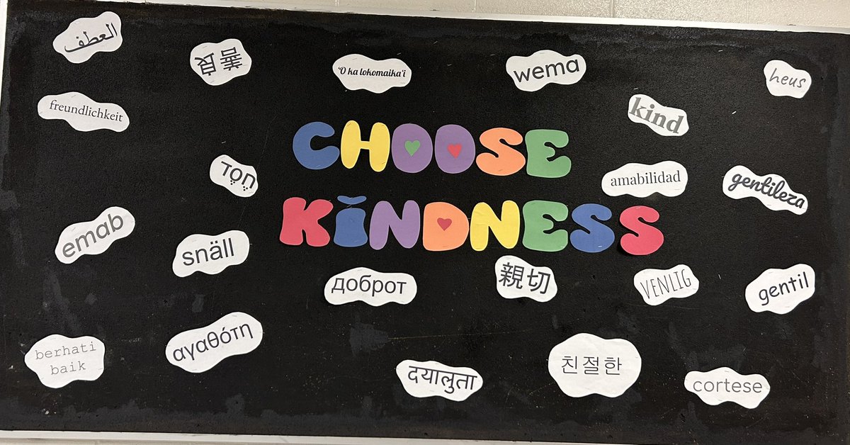 At CHPS we have been challenging each other to do at least one act of Kindness every day this month. #CHPSawesome
