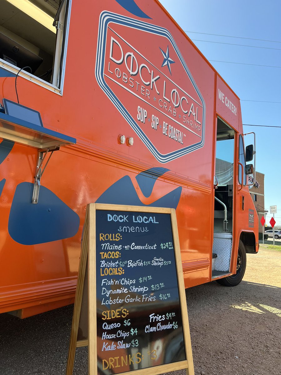 We have some delicious seafood and brisket today!