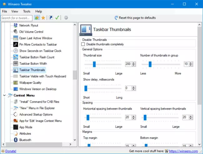 Winaero Tweaker  es una app para cambiar todo lo que no te gusta de Windows

🪟 Contiene multitud de ajustes que puedes modificar directamente desde su menú
winaerotweaker.com