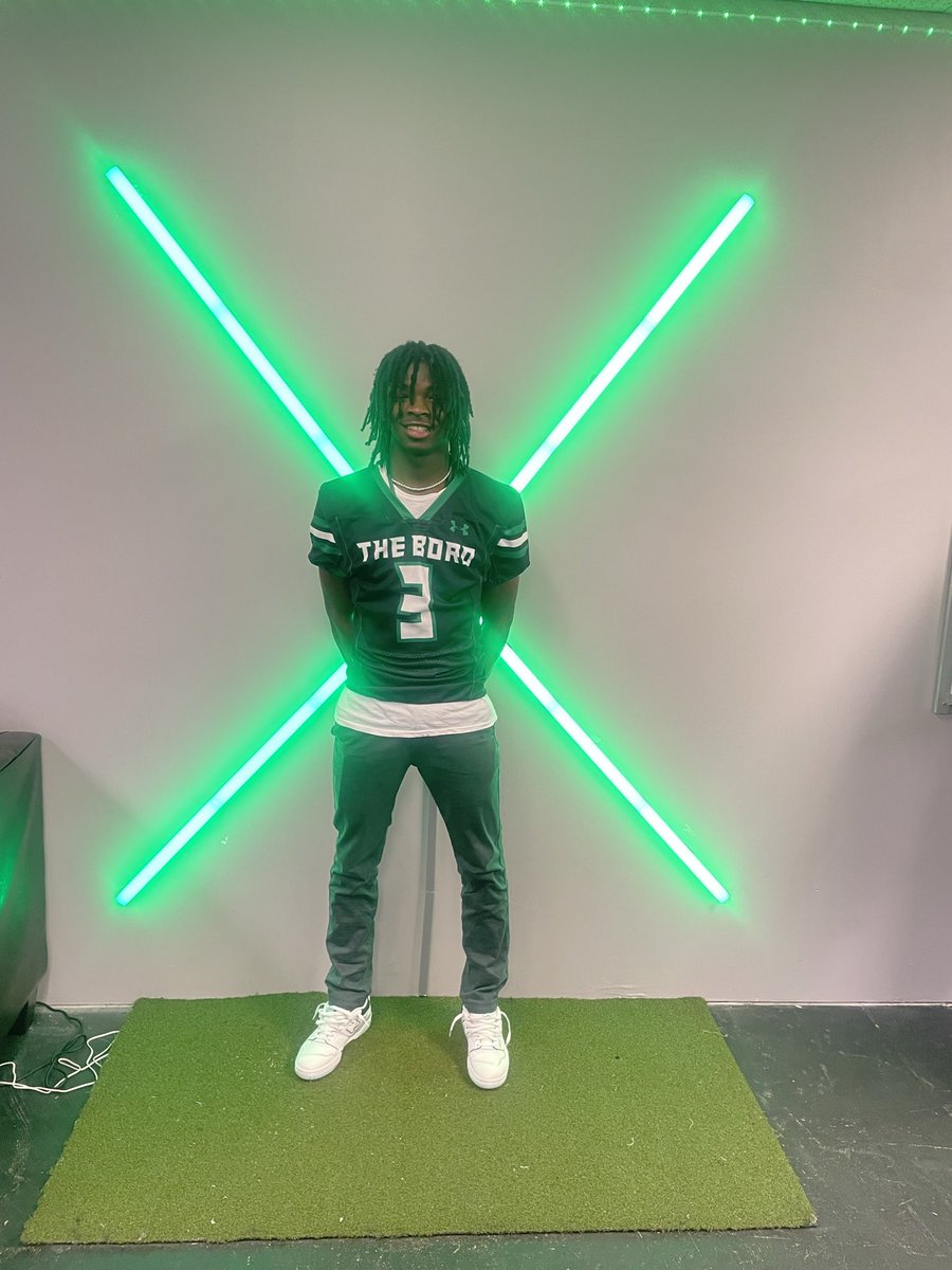 After a great visit and conversation today with my family and ⁦@CoachCale_GC⁩ I will be continuing my football career at Greensboro College💚🔝I just wanna say thank you to my family and coaches for guiding me towards my dream #ATG🙏🏾