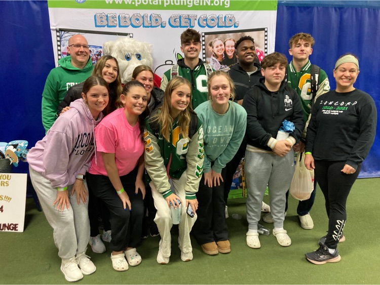 MinutemenCHS's tweet photo. We are so proud of our Champions Together Team of student athletes that took the “Polar Plunge” today at Four Winds Field to raise money and awareness for Special Olympics and Unified Sports! #WeAreConcord https://t.co/wp1QuT4f7b