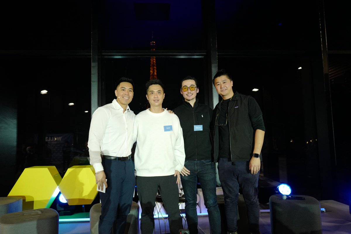 Wellness 3.0 powered by Blockchain and AI #WELL3 

Thanks to everyone who showed up and joined our panel sections 

Thanks for <a href="/animocabrands/">Animoca Brands</a> <a href="/Newmangrp/">Newman Group</a> <a href="/live4well/">Live4Well</a> <a href="/MocaverseNFT/">Mocaverse (old account)</a> Soul Capital Partners  for supporting

And of course all the panelists <a href="/ysiu/">Yat Siu</a> <a href="/adriannewman21/">Adrian</a>
