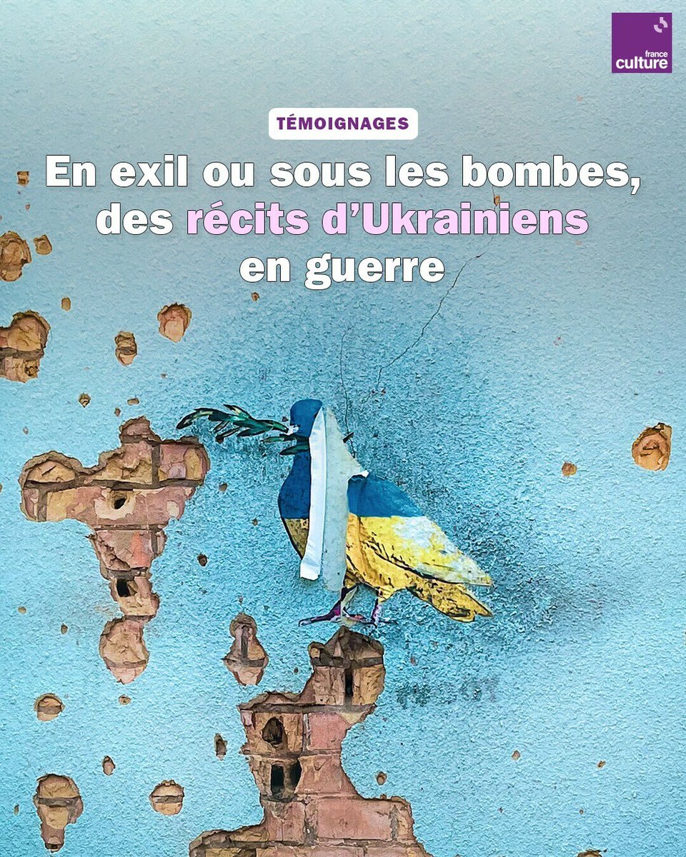 Deux ans après l’invasion russe en Ukraine, il est plus que jamais vital de faire entendre les voix du peuple ukrainien. Écoutez-les raconter la guerre à travers des lettres et poèmes poignants.
➡️ l.franceculture.fr/W8n