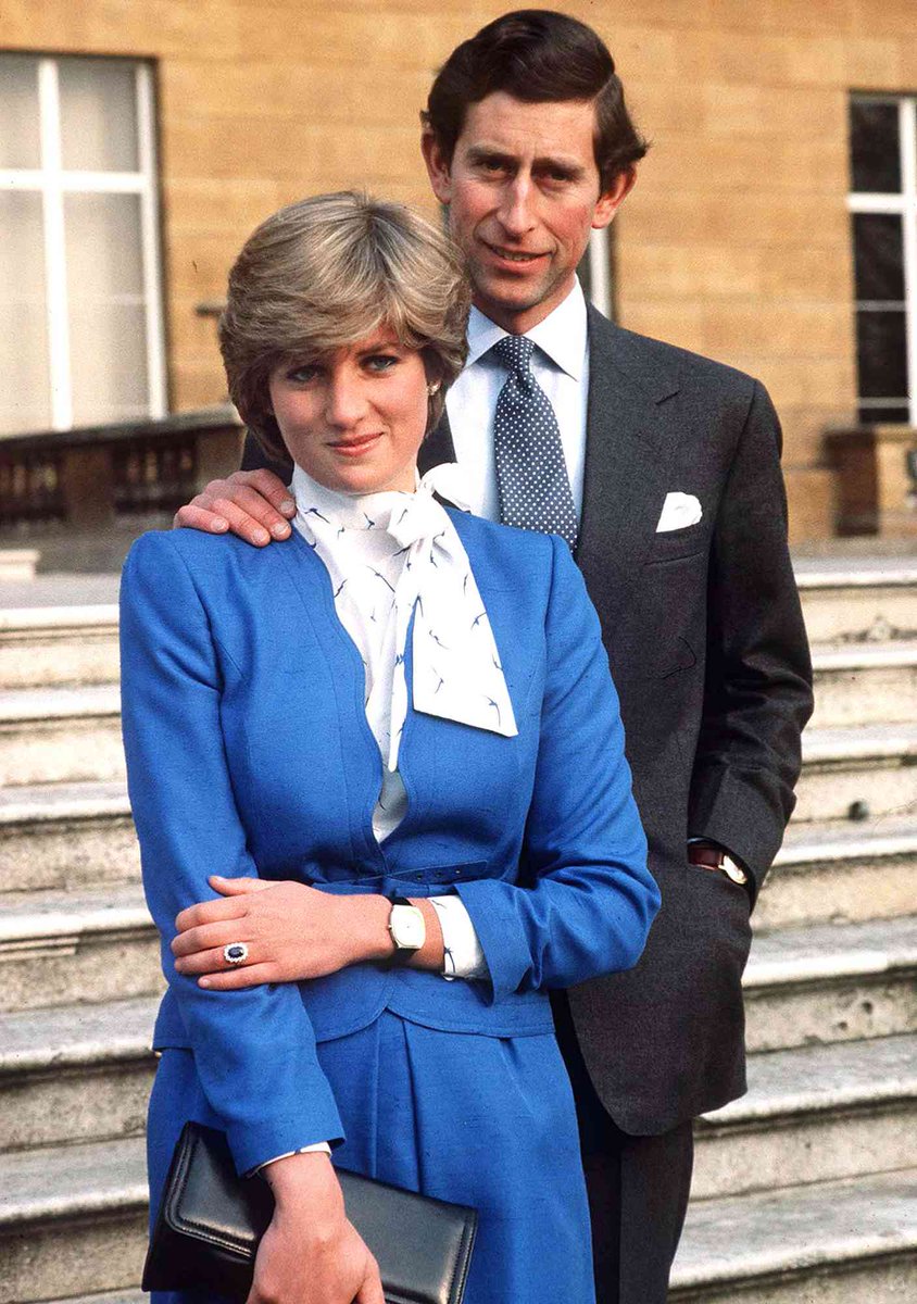 👑💍 On this day in 1981, Buckingham Palace announced the engagement of Prince Charles to Lady Diana Spencer, marking a fairytale moment in British royal history. The couple's union would capture hearts around the world. #RoyalEngagement #OnThisDay #History #PrinceCharles #LadyDi