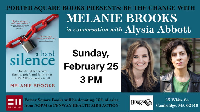 Join @MelanieJMBrooks tomorrow (2/25) at 3 pm ET at @PorterSqBooks as she discusses her memoir, A Hard Silence, with Alysia Abbott. portersquarebooks.com/event/be-chang…
