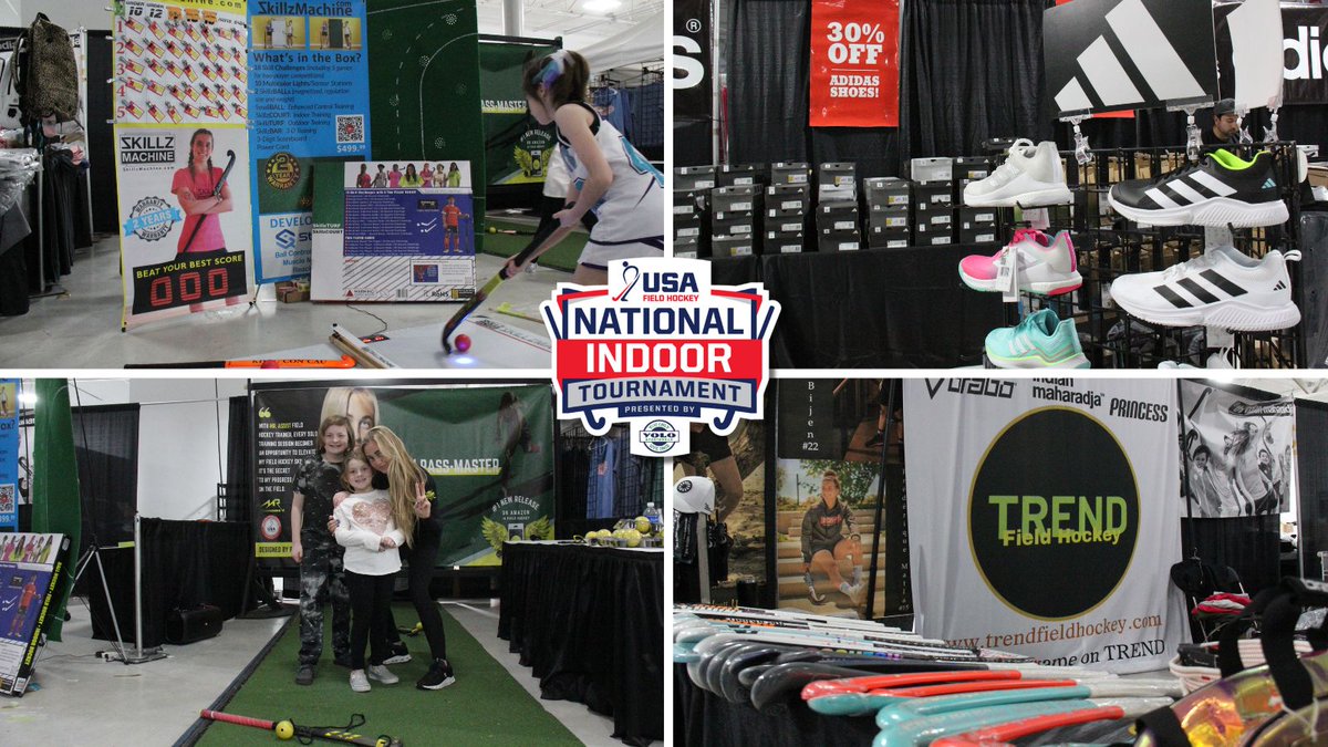 👀 Don't forget to come check out vendor village before you leave today at the 2024 U-10/U-12 National Indoor Tournament, presented by @YOLOSportswear!