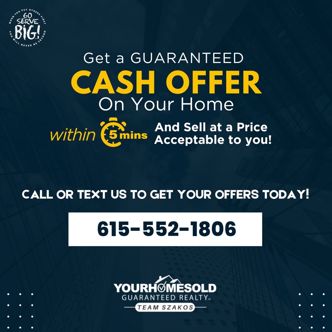 Experience the magic of selling your home for cash! 💰 Our Cash Offer System is your key to a stress-free and speedy sale. Dial 615-880-6332 and let's make selling your home a breeze! 🏠🚀 #StressFreeSelling #CashMagic