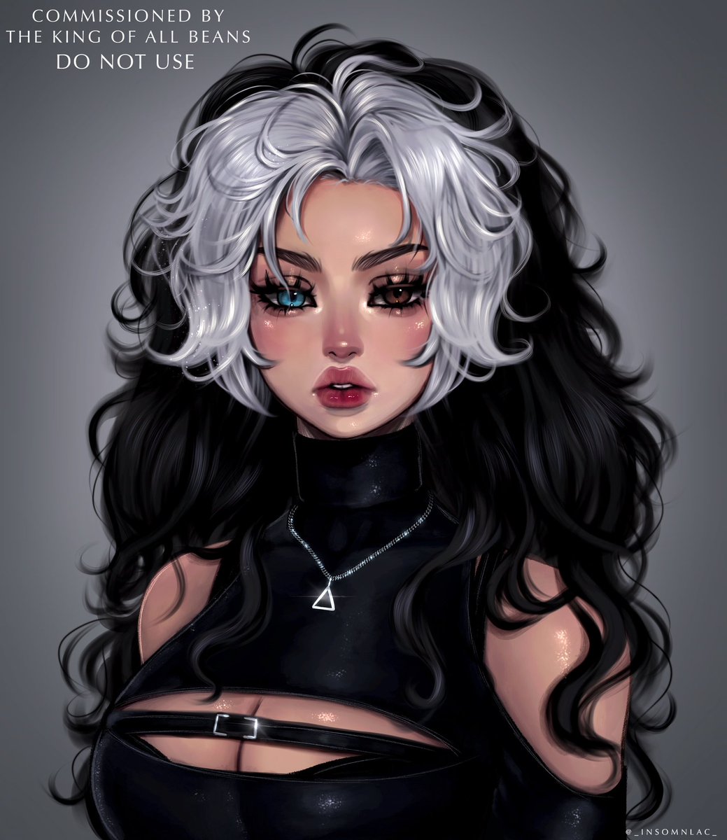 kingofallbeans's tweet photo. Thank you @insomnlac_ ⭐️💖 for this luxurious artwork of my OC Sara Valentina Cortéz! She is just perfect!
#OC #Heterochromia #poliosis #OCArtwork #Digitialartwork #commissonedartwork
Please consider supporting this amazing artist! https://t.co/IJaqWGtTdS