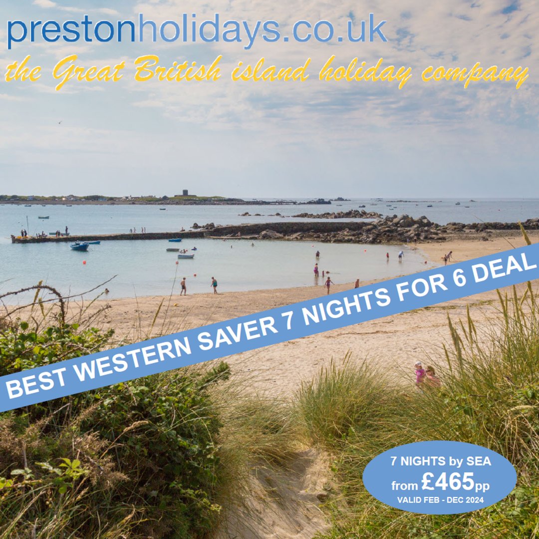 #BookEarly Check out offers for 2024 @bestwesterngb

prestonholidays.co.uk

#Jersey #Guernsey #ChannelIslands @condor_ferries @visitjerseyci @jsyhospitality @visitguernsey @hospitalitygg #FreeNights #Travelsmith #CondorBreaks #BestWestern #HolidayIdeas #BragainBreaks #RT