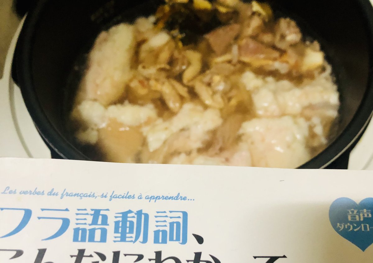HIROMORITATOKYO's tweet image. フランス語の勉強は牛ホルモン,豚ホルモンの煮込みと相性が良い😄
#おうちごはん #多言語 #勉強垢 #フランス語 #français #ホルモン #圧力鍋 #豚ホルモン