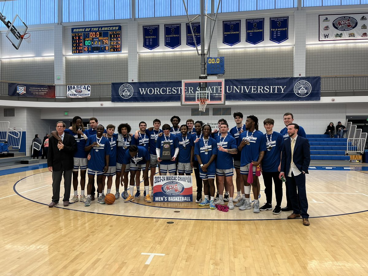 mascacsports's tweet photo. Congratulations @WSULancers Men's Basketball Champions #D3Hoops https://t.co/WdnEQjusse