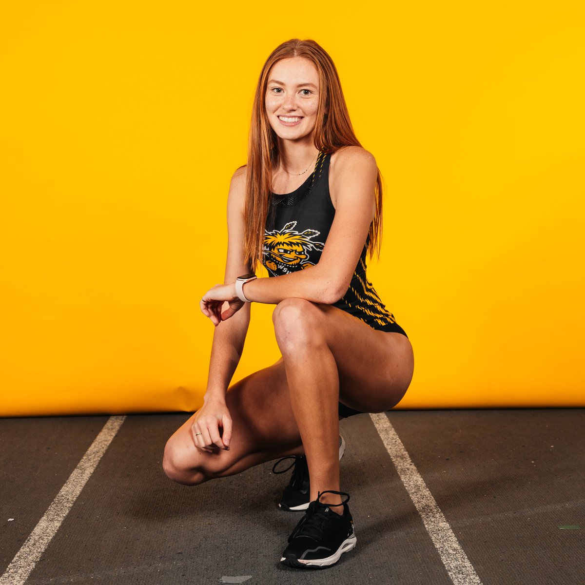 Matte Swartz ties for eighth in the high jump to score half a point!