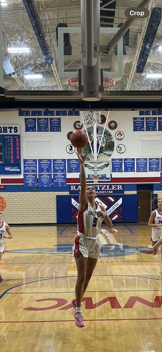 J_Lautzenheiser's tweet photo. VGBK after 1st: Lady Knights lead Fayette, 32-8, from The Ray in Convoy. #OHSAA Division IV Sectional Championship (NW District) #Knights https://t.co/st1UAzGyjN