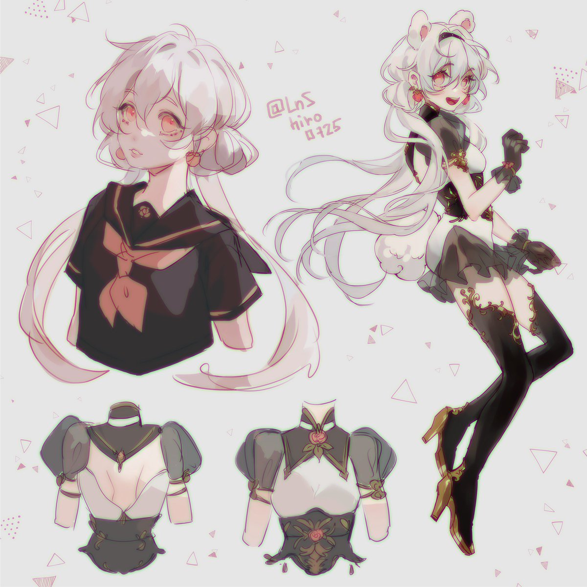 LnShiro0725's tweet photo. My oc 🤍🌸
#illustraion #illust #digitalart #sketch #animeart #animegirl #draw https://t.co/3KlKsY2wVS