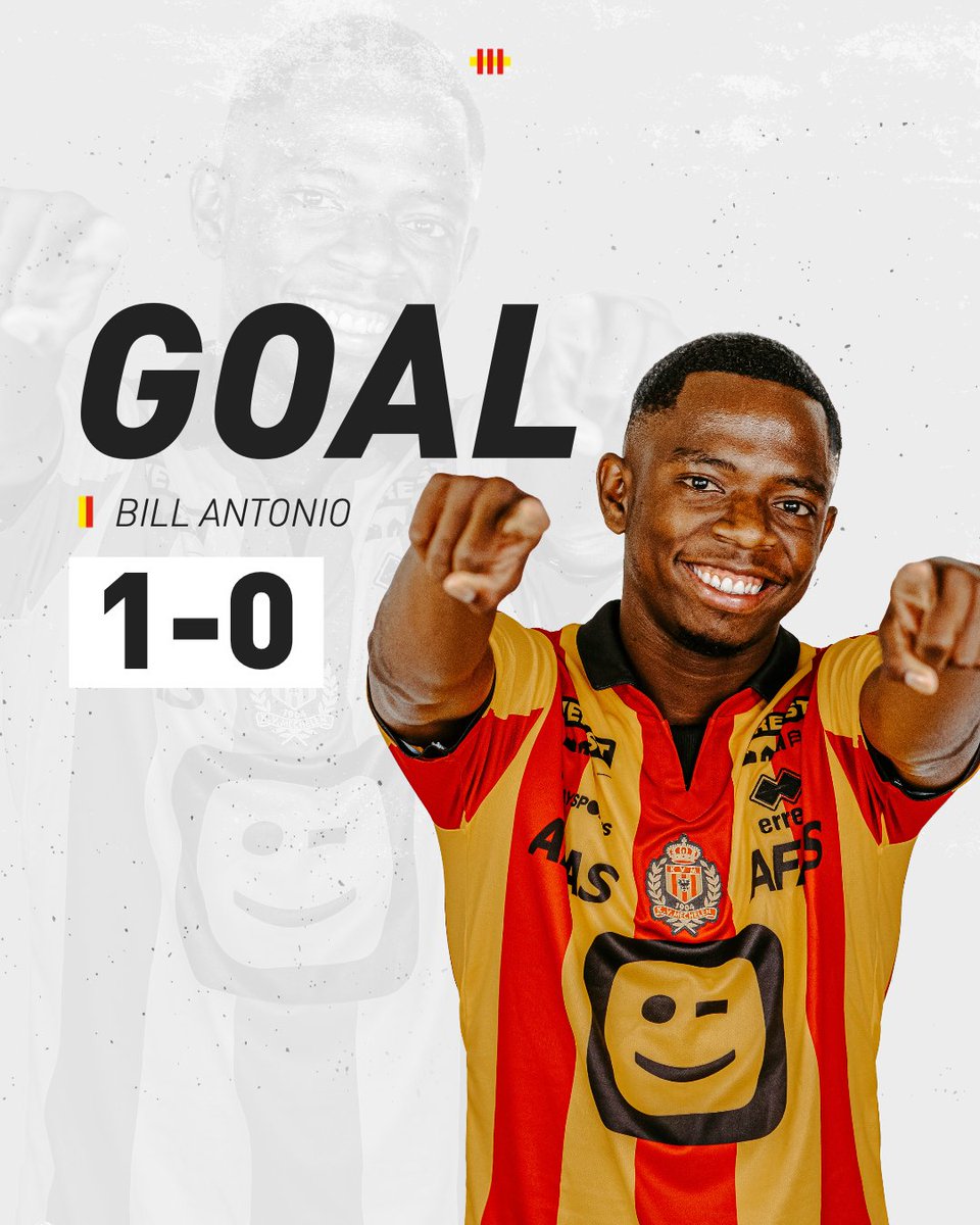 GOAAAAL! Bill Antonio maakt er 1-0 van 💪 #trotsoponzekleuren #kvmkvk