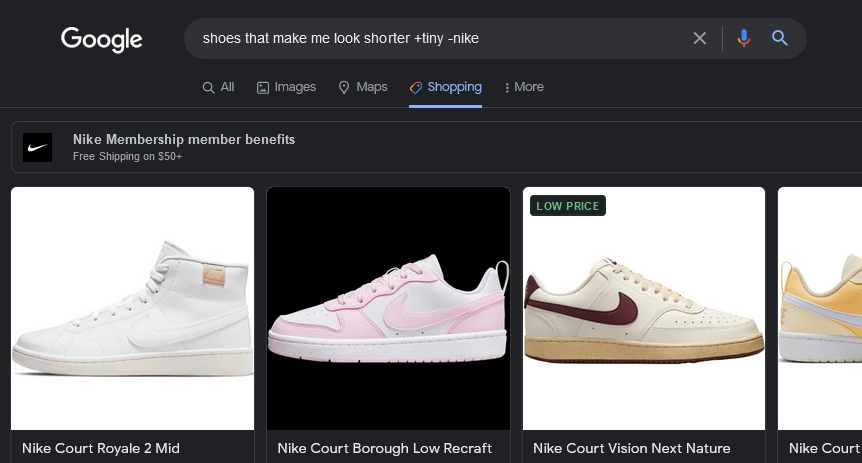 Google search really is useless these days