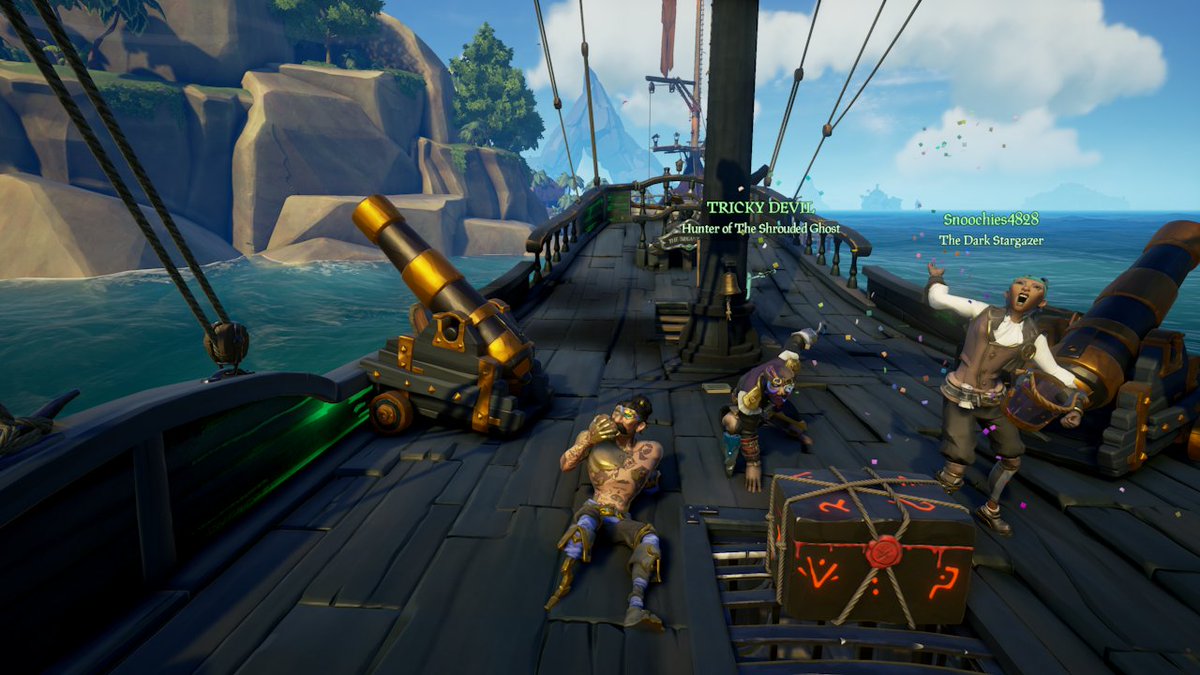 dreadonthehill's tweet photo. @SeaOfThieves Me and the crew got a box of wondrous secrets https://t.co/oxCkkxWvZr
