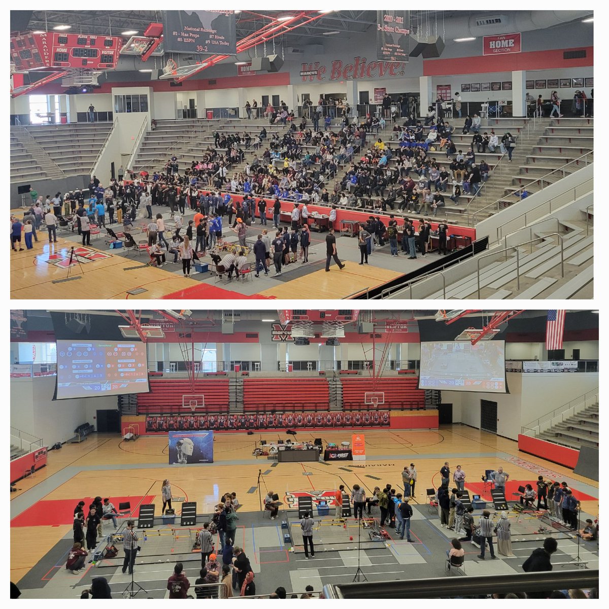 MerriamWyne's tweet image. 42 teams are in high gear for the FiT-North Area Championship, hopeful for 1 of the 17 spots to State next month!! ⚙️🤖🏆#roboticengineering