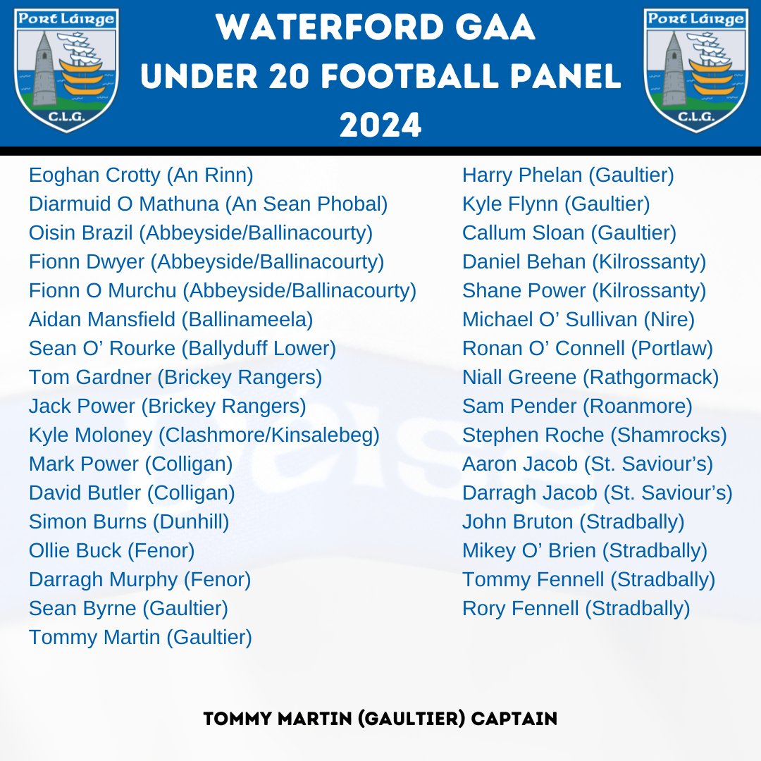 Waterford GAA tweet media