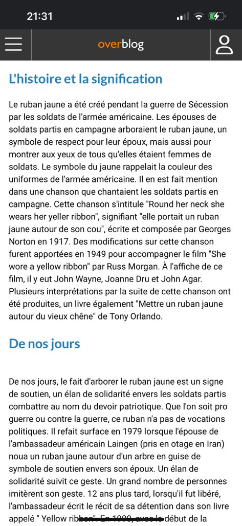 AstrixIdefix1's tweet photo. @PrGhost_Ops @treadstone78651 Il suffit de demander.
À l’origine, Créée aux USA pendant la guerre de Sécession dans les années 1860, en signe de soutien aux soldats. Jaune, en référence à la couleur des uniformes.

https://t.co/FVsDR2trja https://t.co/W1gobJDqBq