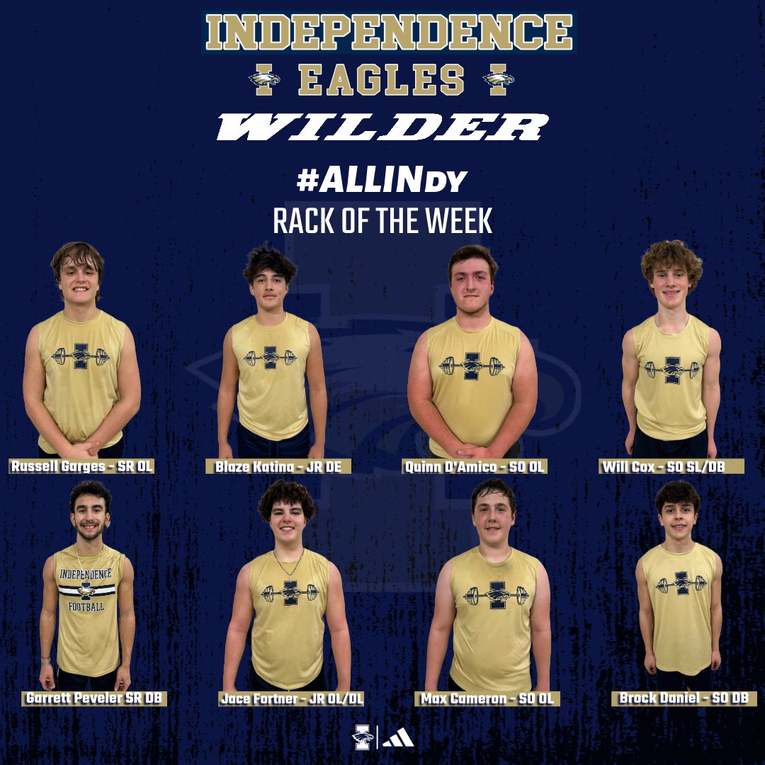 wcsIHSfootball's tweet photo. Big time week from these athletes. Keep showing up.

Get a little better every single day! 

#ALLINdy | #1% https://t.co/Q5J8HVYBmF