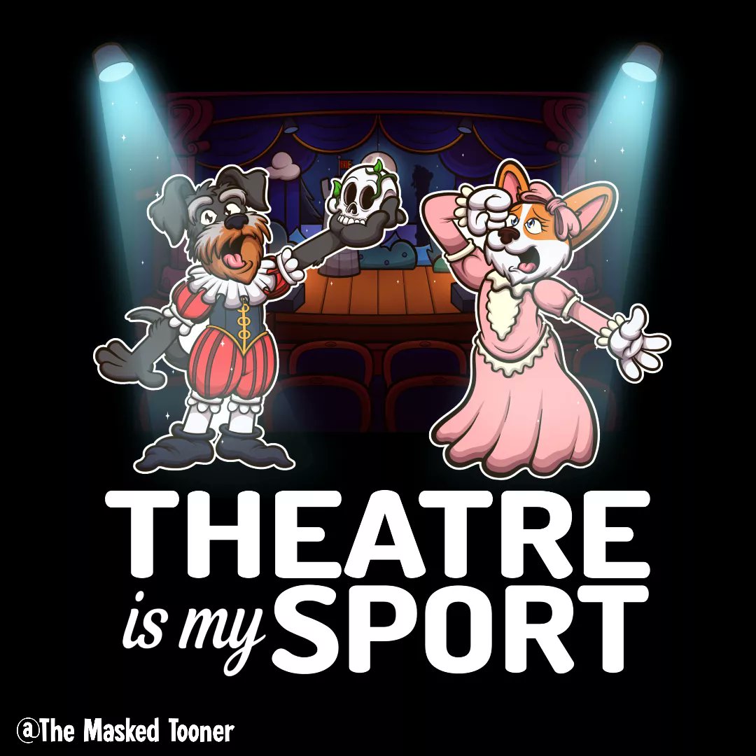 Is theatre your sport? 🎭🐶
-
#schnauzer #corgi #dogs #pets #doglover #theatre #theatreismysport #acting #shakespeare #play #broadway #cartoon #cute #funny #theatrelover #characterdesign #graphicdesign #tshirtdesign #cartoontshirt #tshirtdesigner #redbubble #teepublic