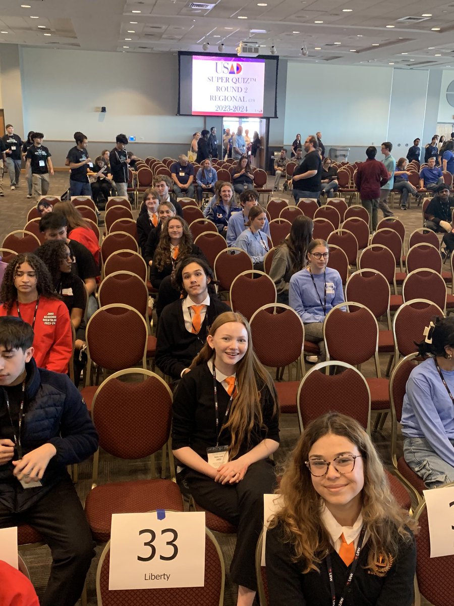 RockwallACDEC's tweet photo. Competition is finally done! Time for the SUPER QUIZ! Let’s Go @Rockwall_HS https://t.co/wqnyhZ9IiQ