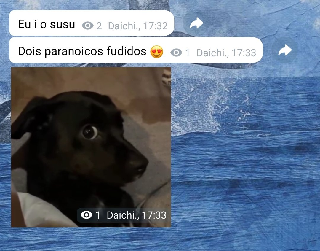 qnd vc estiver se sentindo paranóico sozinho é só me chamar que eu fico paranóico com vc fiote