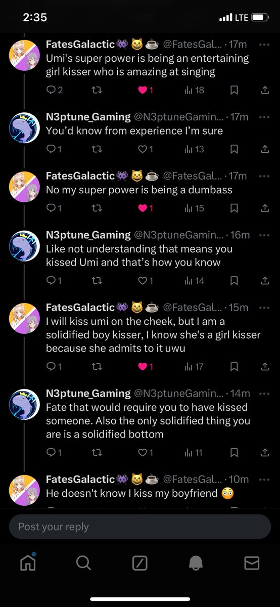 N3ptuneGamingYT's tweet photo. Look everyone @FatesGalactic and @UmiMihoGxG are now a couple! We’re so happy that fate has finally stepped out of the closet. Wish them both well! https://t.co/GDtNQQurqv
