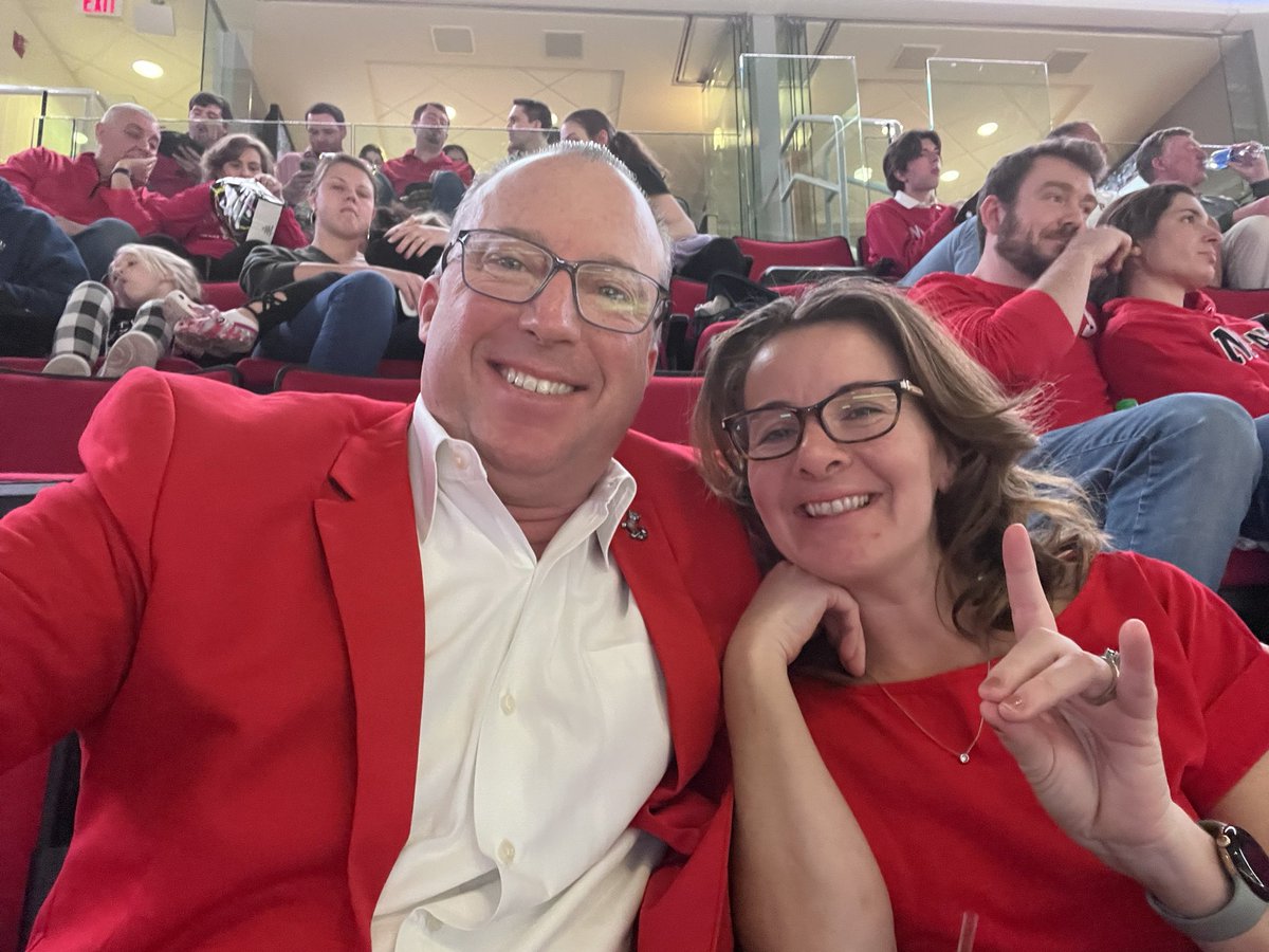 Today was a great day at <a href="/PNCArena/">lcnc</a> to watch <a href="/PackMensBball/">NC State Men's Basketball</a> , <a href="/ncsulilwolf/">Lisa Jeffries Nobling</a> and I were Season Ticket Holders of the game. What an awesome experience!! “#PackMBB