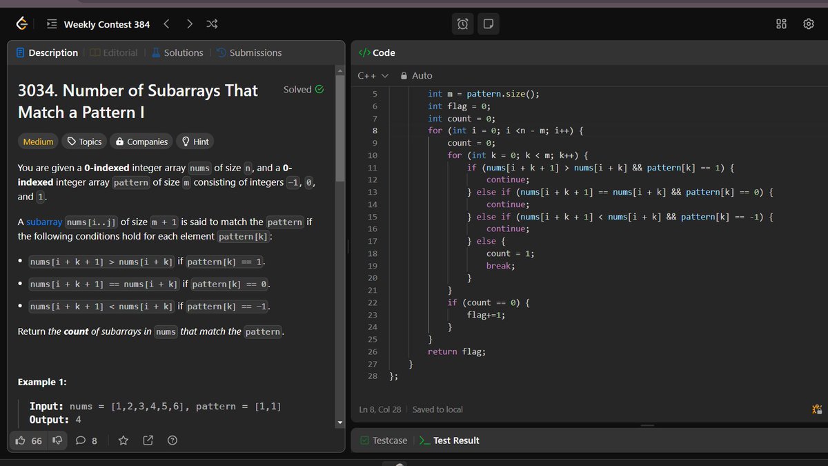 You___day____'s tweet image. Day 9 -->>
"Day 9: Delving into Sudoku solving algorithms today! 🧩 Exciting journey through backtracking methods to crack those number puzzles! Also, pondering over subarrays:
#leetcode #SudokuSolver #Algorithms #Subarrays #100daysofcoding #DSA"