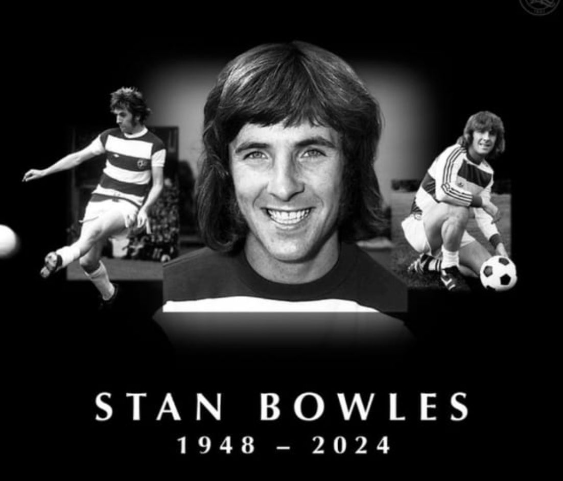 Rest In Power….Stan Bowles…the King of Loftus Road. Say hi to Terry & Ray when you get to the bar. QPR legends!