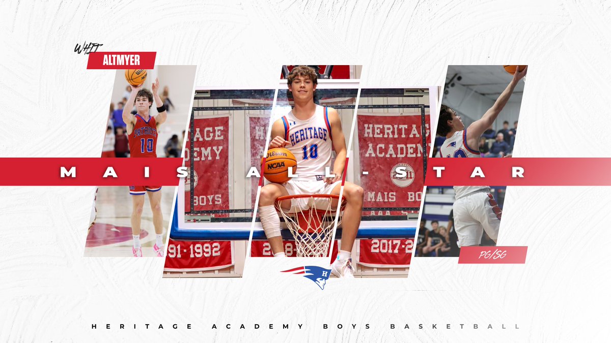 Heritage Academy Boys Basketball (@hap_hoops) on Twitter photo Congratulations to our very own Whit Altmyer (<a href="/whitaltmyer10/">whit altmyer</a>) for being named to the 2024 MAIS All-Star White Team after an amazing season!
📍Jackson Prep (Flowood, MS)
🗓 Friday, March 1
🕑 6:15PM
📺 maisnetwork.org Congratulations to our very own Whit Altmyer (<a href="/whitaltmyer10/">whit altmyer</a>) for being named to the 2024 MAIS All-Star White Team after an amazing season!
📍Jackson Prep (Flowood, MS)
🗓 Friday, March 1
🕑 6:15PM
📺 maisnetwork.org