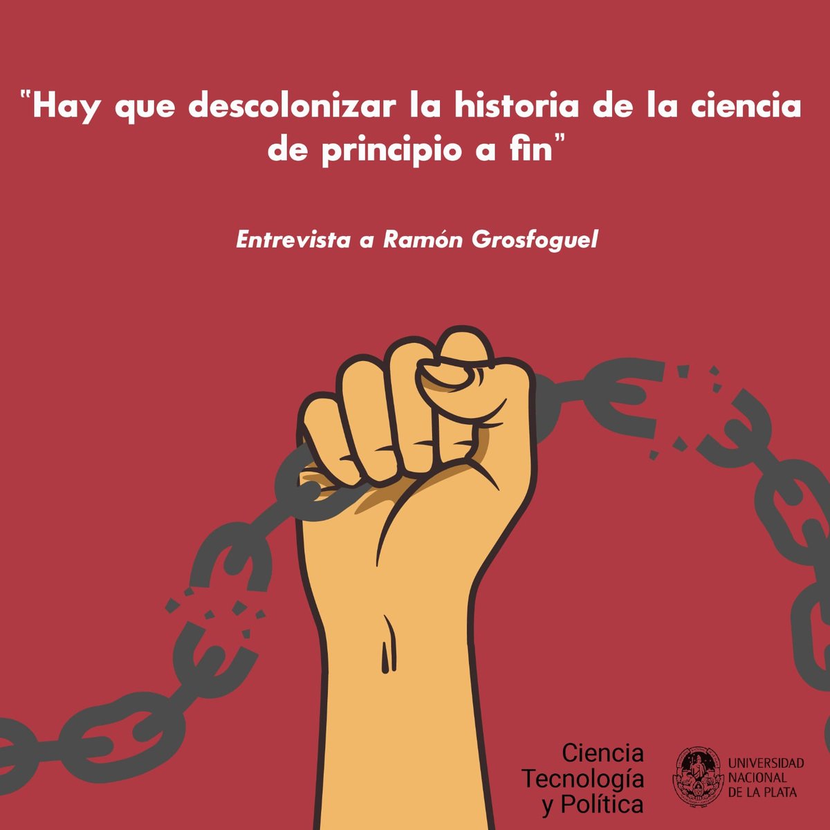 catedra_cps's tweet photo. 📖Entrevista :“Hay que descolonizar la historia de la ciencia de principio a fin”. Entrevista a Ramón Grosfoguel
🖋️Entrevistador: @LiaudatSantiago
> Ciencia, Tecnología y Política | Año 6 | N°10
🖥️Leé la entrevista completa en: https://t.co/fHEugLXI7d https://t.co/WAlcTwPZen