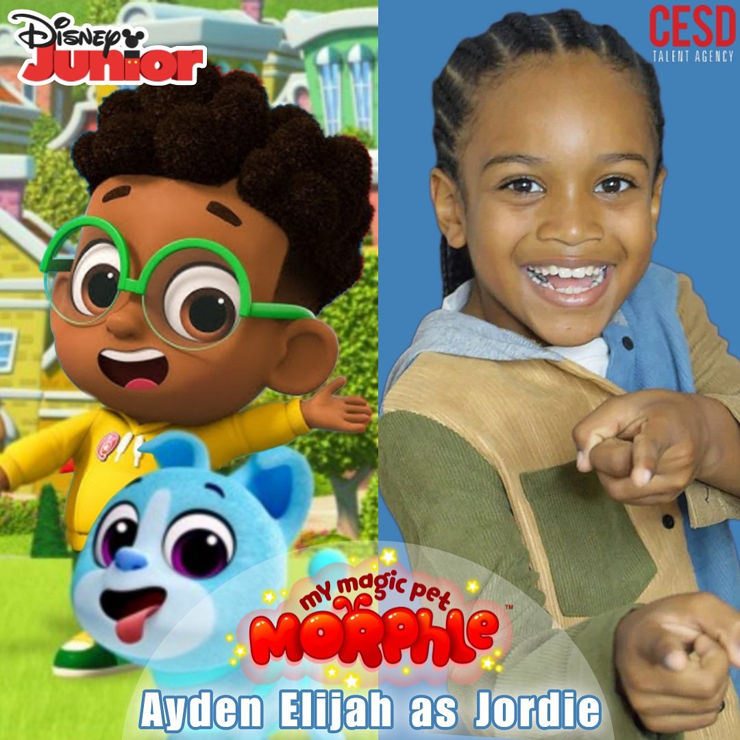 🎉🎙🎧 Blessed to be apart of the NEW #DisneyJunior animation where I will be voicing JORDIE ... #Morphle #MorphleTV #MyMagicPetMorphle #Disney #KidActor #VoiceoverArtist @DEADLINE @DisneyJunior @MorphleTV @MoonbugKids
@MadAssemblage @KatieMcwane