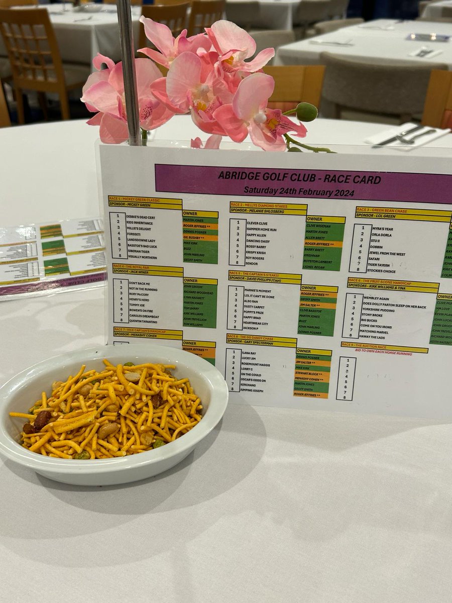 Another successful social event at Abridge! Members supporting their club and enjoying a GREAT race night! Abridge...... a true experience..... good times, great golf &amp; AMAZING members! Never a dull moment at Abridge Golf Club! <a href="/golf/">Golf</a>digest @golf @legends