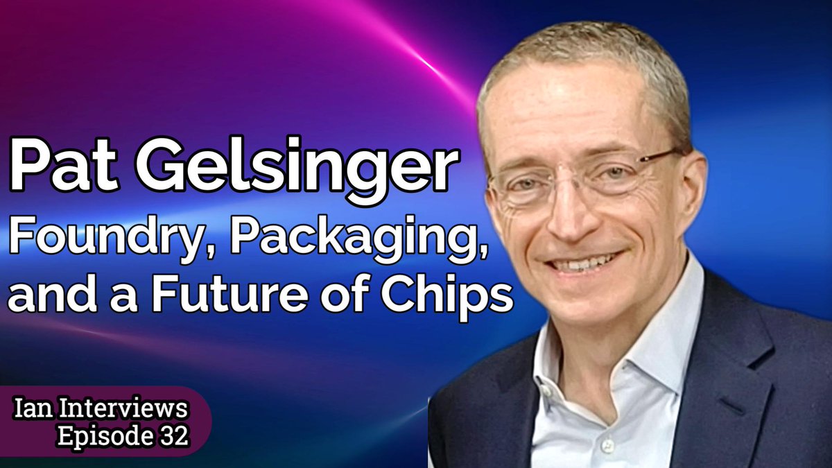 π·π. πΌππ πΆπ’π‘πππ π (@iancutress) on Twitter photo 20-minute interview with @Intel CEO <a href="/PGelsinger/">Pat Gelsinger</a>. We spoke about:
β‘οΈHigh-NA economics
β‘οΈExternal #2 foundry
β‘οΈCompeting against CoWoS, and
β‘οΈWhat regaining leadership means.
Also a fun story at the end about vodka and linear feedback shift registers.
youtu.be/0PrmrMQ9gJU 20-minute interview with @Intel CEO <a href="/PGelsinger/">Pat Gelsinger</a>. We spoke about:
β‘οΈHigh-NA economics
β‘οΈExternal #2 foundry
β‘οΈCompeting against CoWoS, and
β‘οΈWhat regaining leadership means.
Also a fun story at the end about vodka and linear feedback shift registers.
youtu.be/0PrmrMQ9gJU