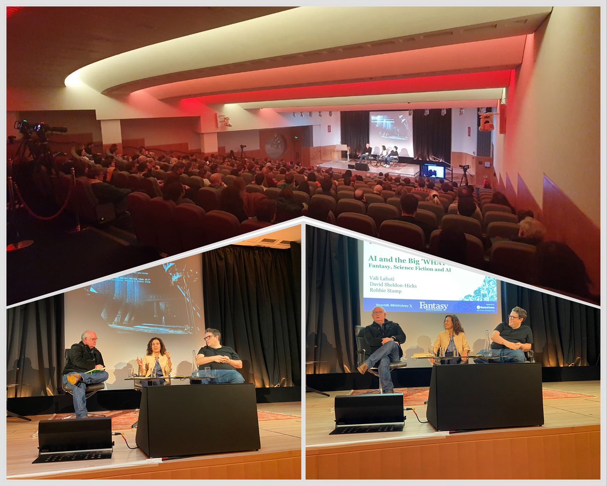 vali lalioti (@valilalioti) on Twitter photo Really enjoyed the conversation today with the panel at @TheBritishLibrary. Thank you <a href="/RobbieStamp42/">Robbie Stamp</a> for the masterful chairing and <a href="/davidsheldonhic/">David Sheldon-hicks</a> for your insights and thoughts. #sciencefiction #creativity #robots <a href="/ual_cci/">UAL Creative Computing Institute</a> #hitchhikersguidetothegalaxy Really enjoyed the conversation today with the panel at @TheBritishLibrary. Thank you <a href="/RobbieStamp42/">Robbie Stamp</a> for the masterful chairing and <a href="/davidsheldonhic/">David Sheldon-hicks</a> for your insights and thoughts. #sciencefiction #creativity #robots <a href="/ual_cci/">UAL Creative Computing Institute</a> #hitchhikersguidetothegalaxy
