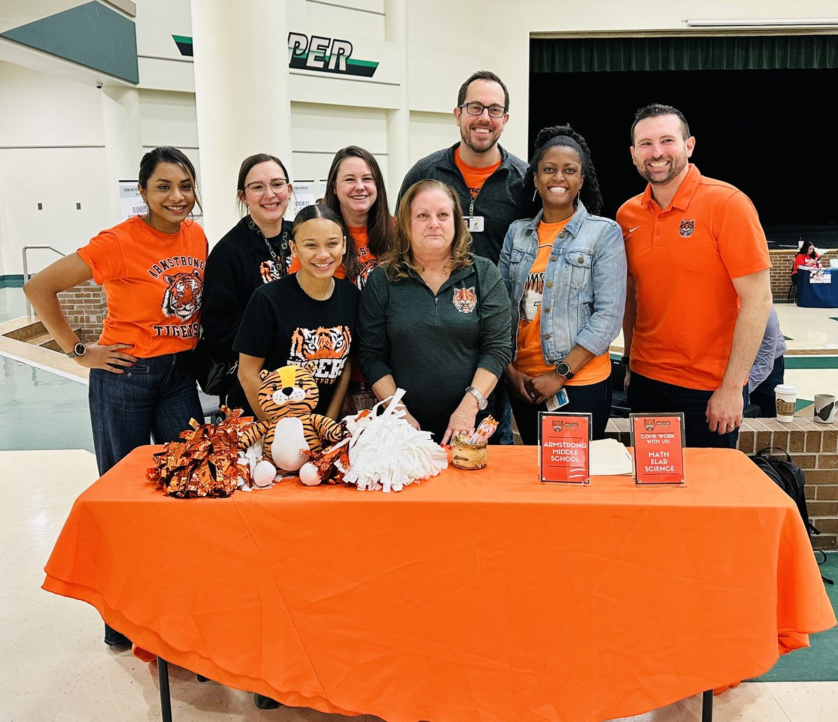 Loved seeing this team ready to go at the Plano ISD job fair today! Go Armstrong! #planoisdproud  <a href="/KristinHebert10/">Kristin Hebert, Ed.D.</a> <a href="/tnolanwilliams/">Theresa N Williams</a>